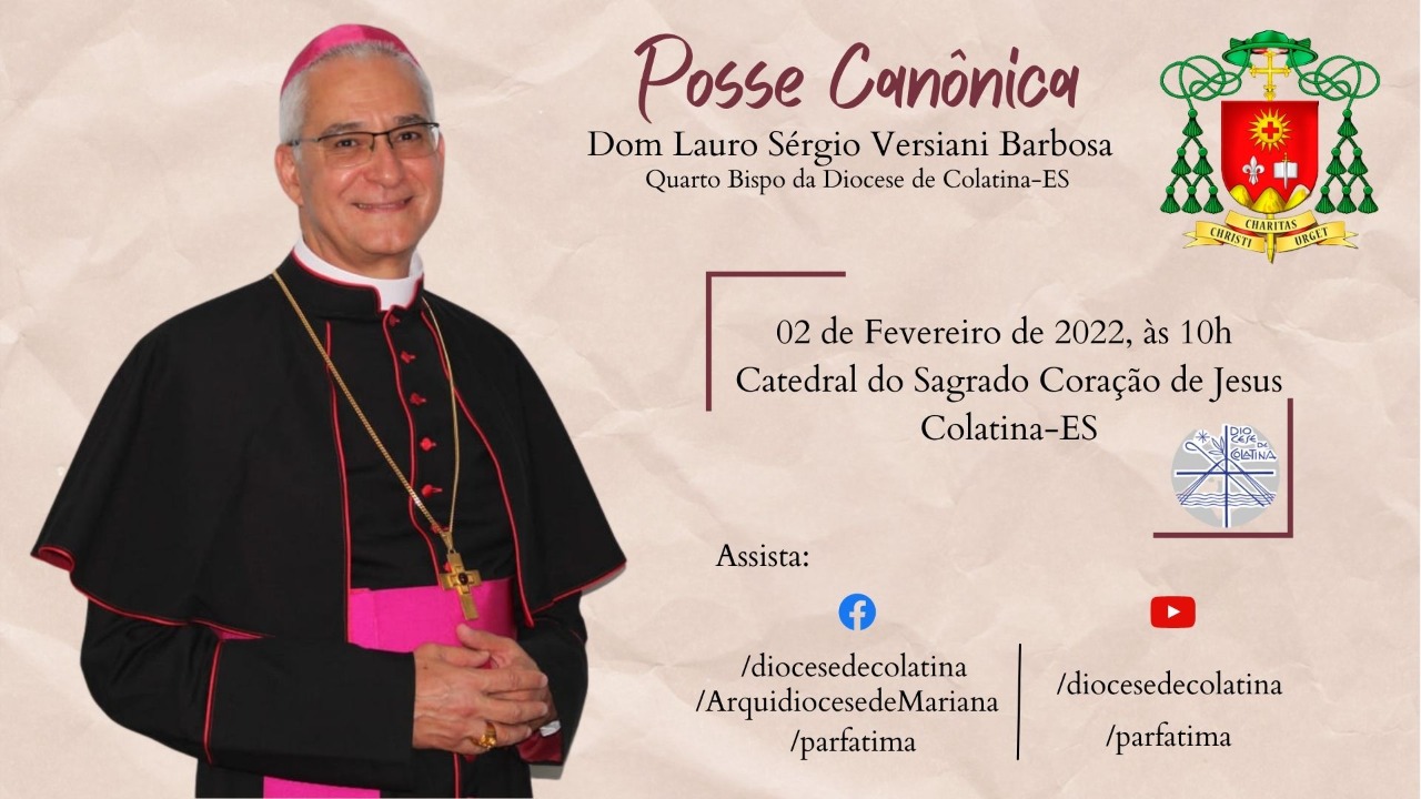 Dom Lauro Sérgio Versiani Barbosa (atual bispo diocesano